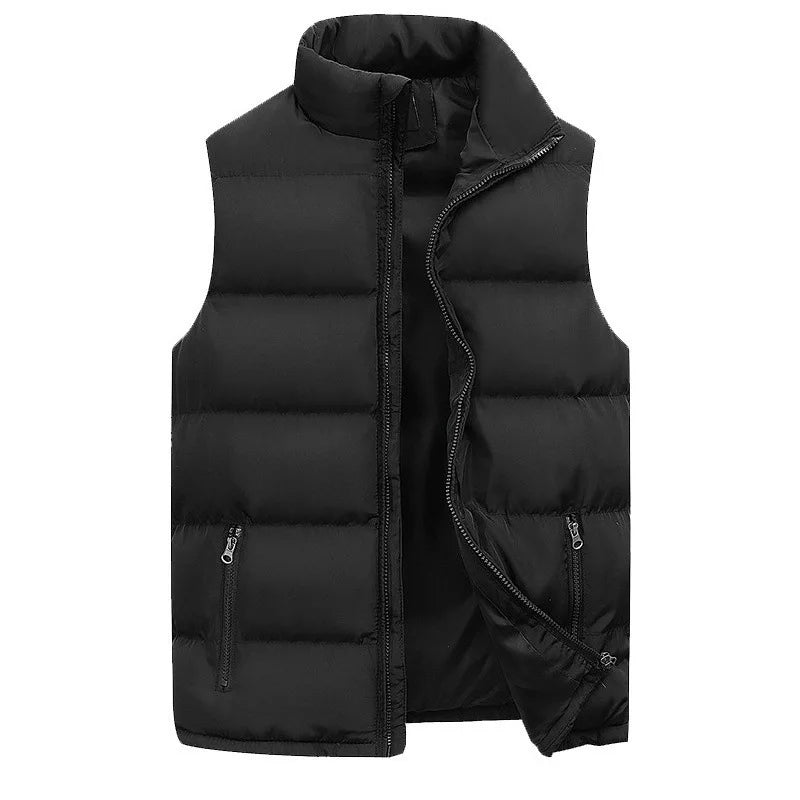 Men’s Warm Waterproof Vest Jacket – Winter Sleeveless Waistcoat